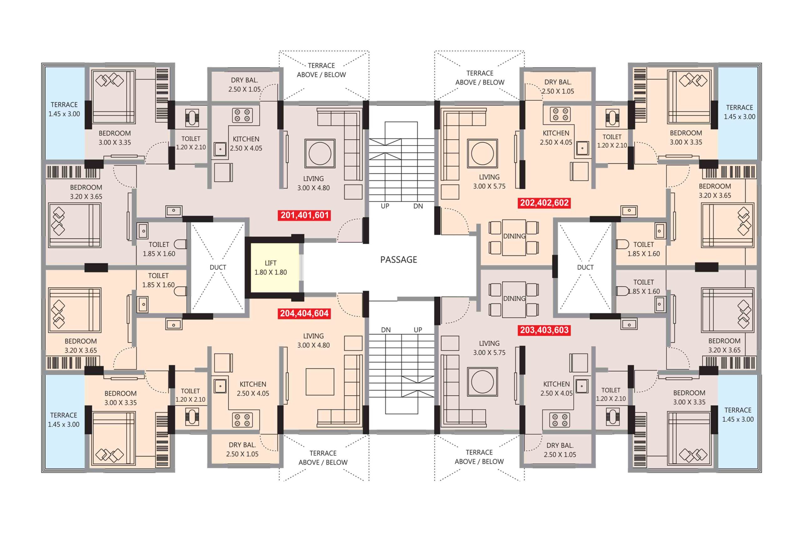 2nd-4th-&-6th-Floor-Plan-Building-G